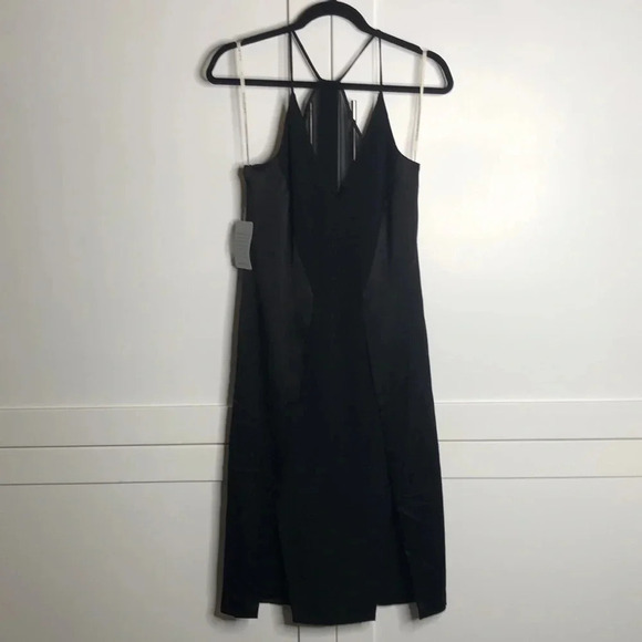 HALSTON Evening Collection Black Dress - Picture 3 of 8